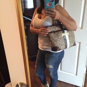 Authentic Coach Heritage purse