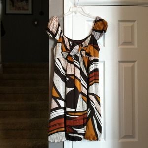 ABS Sexy 100% silk dress