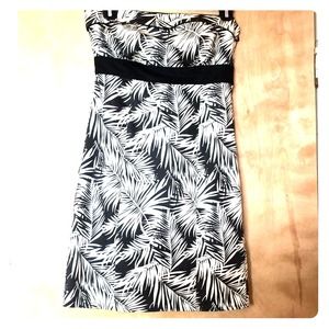 Palm Print Dress