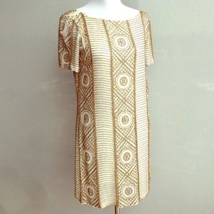 SOLD! 12 Items Bundled. Reiss Gold Beaded Dress