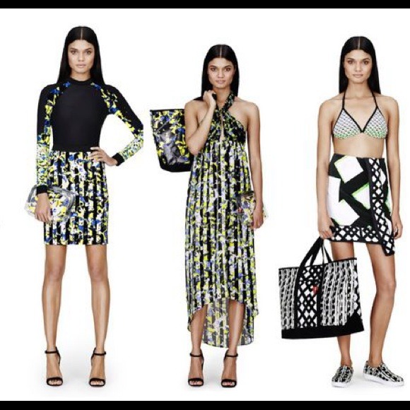 Peter Pilotto for Target Green Floral Cover Up - Picture 2 of 2