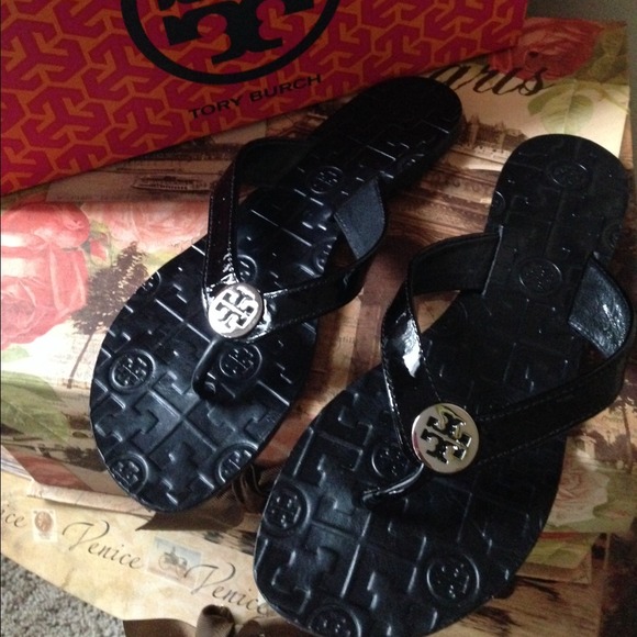 Tory Burch Shoes - Tory Burch Black Thoras