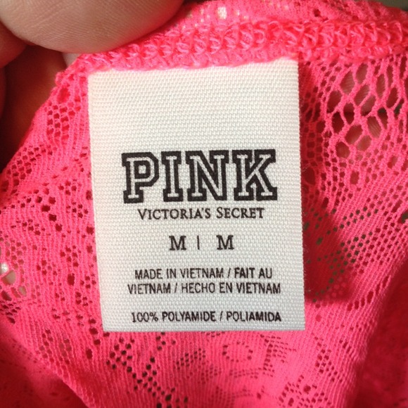 Spring Break Ready VS Pink Mesh Halter - Picture 4 of 4