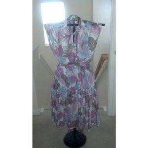 !!!!Floral vintage dress
