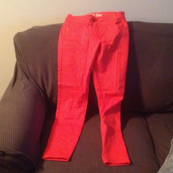 Orange Old navy rockstars, skinny jeans