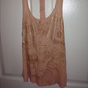 Light Pink Lion Tank Top