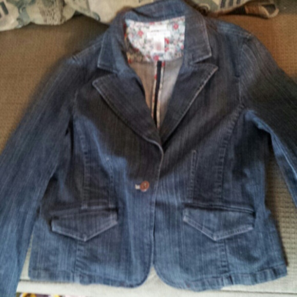 Denim blazer
