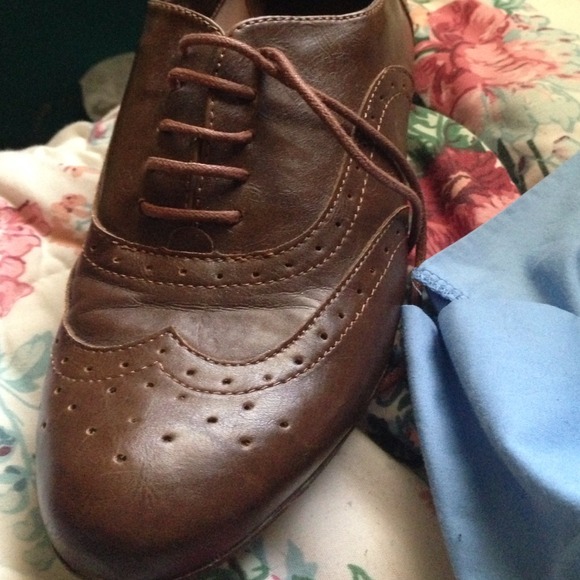 Brown oxfords