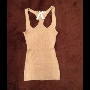 Shimmering Gold Racerback Tank