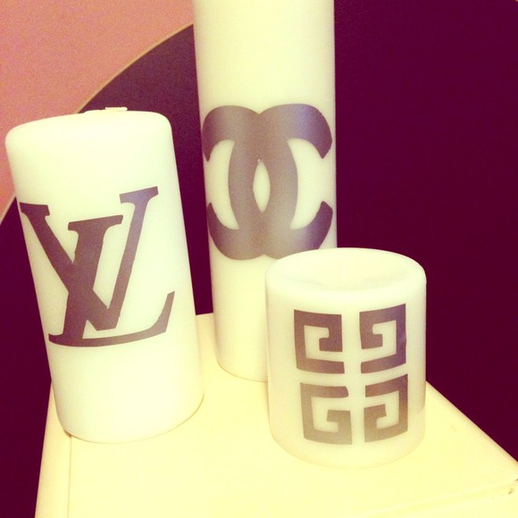 Custom designer logo candles BUNDLE