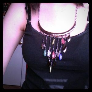 Vintage leaf necklace