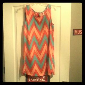 RESERVED Chevron Dress