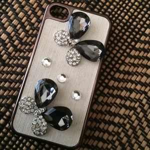 Jewel studded iPhone 4/4S case