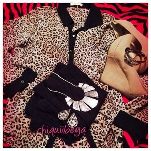 Leopard Long Sleeve blouse