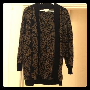 Black and gold cardigan