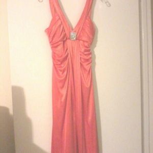Orange formal dress