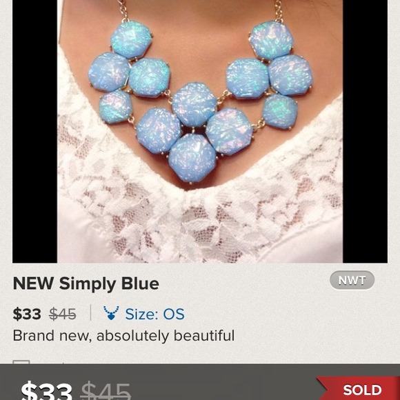 NEW simply blue necklace - Picture 4 of 4