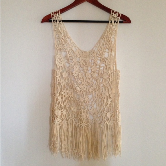 Crochet cover up top