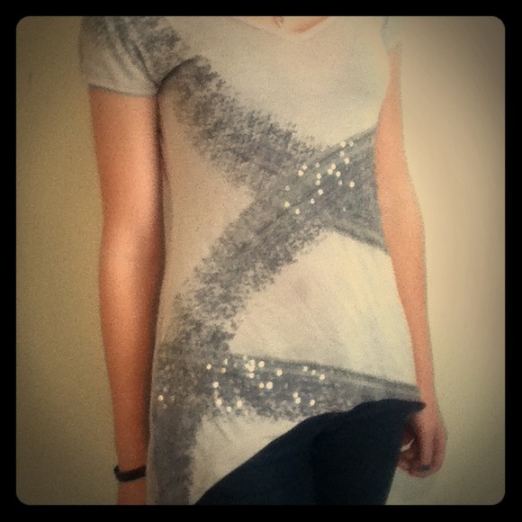 Soft paint stroke tee