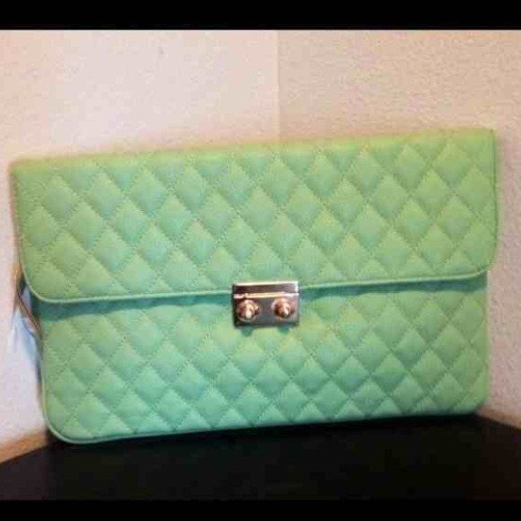 Clutches & Wallets - Large Mint Clutch