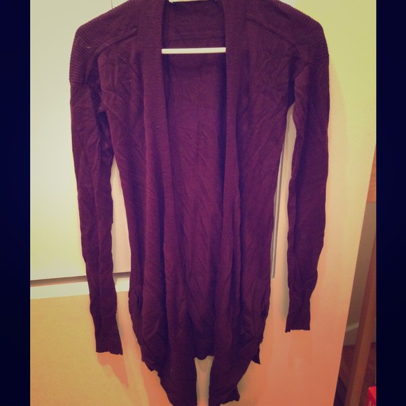 Plum cardigan -Diane Von Furstenberg