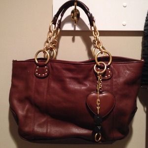 Juicy Couture brown leather bag