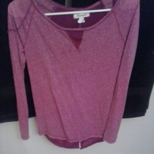 Purple Aeropostale Hi-Lo shirt