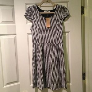 NWT chevron dress, Francesca's, size medium