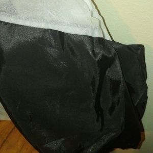 Black King size bed skirt