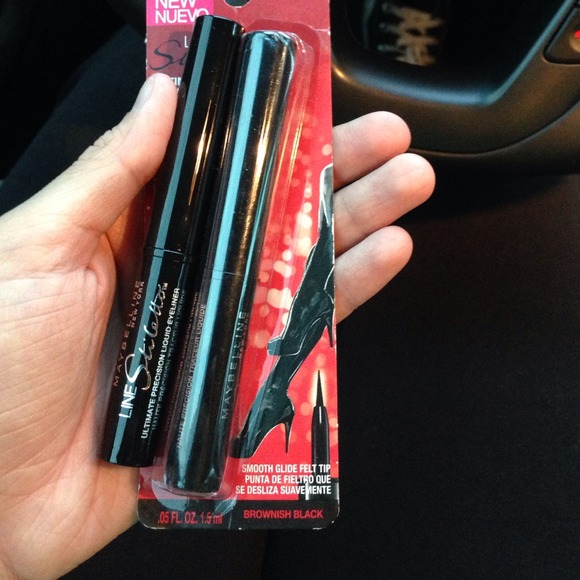 Maybelline Line Stiletto liquid eyeliner.