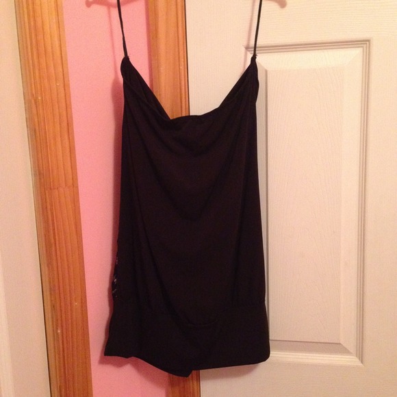 Wet Seal Lace Front Tube Top - Picture 3 of 4