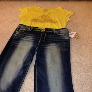 Baby phat jeans & top