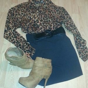 Button up patterned shirt