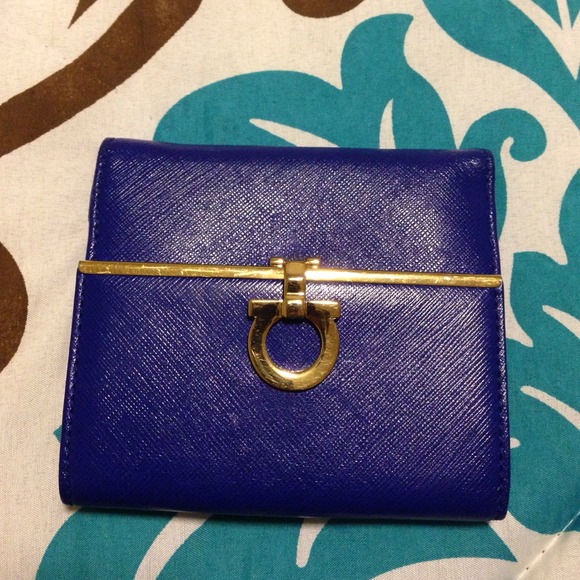 Authentic Salvatore Ferragamo 💙Royal Blue Wallet
