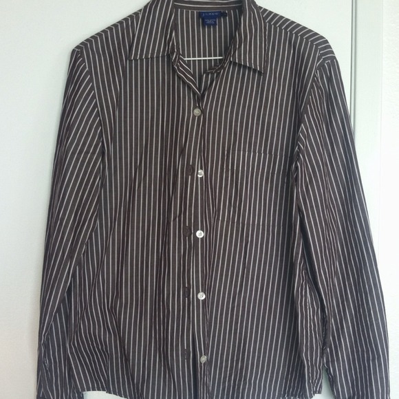 💙DONATED💙Jcrew grey/white button down - Picture 2 of 4