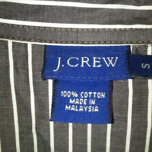 💙DONATED💙Jcrew grey/white button down - Picture 4 of 4