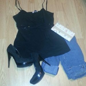 Spaghetti strapped shirt