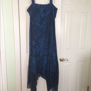 Navy prom dress - size 18