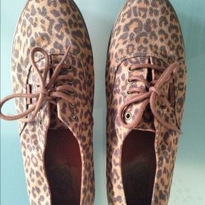 Cheetah Print Vans Women's