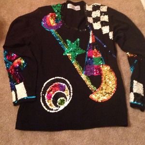 Vintage sequin sweater