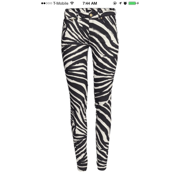 Zebra Print Pants