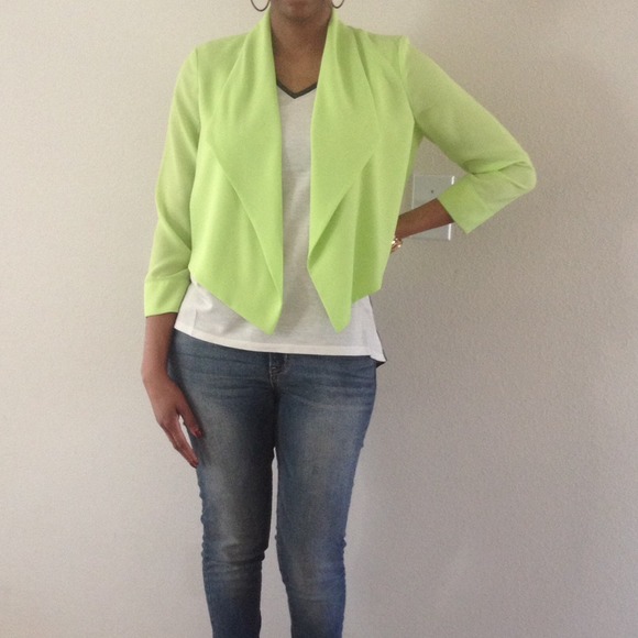 THE TRENDY NEON BLAZER - Picture 4 of 4