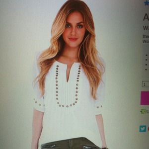 White Chiffon Top