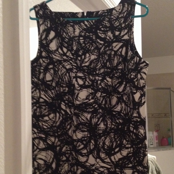 Black and white dress