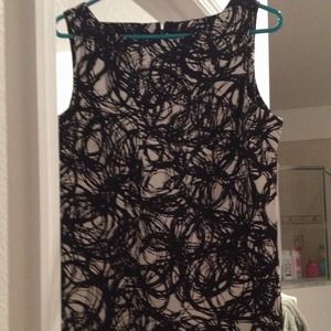 Black and white dress