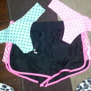 Two panties two belly rings and shorts!:))