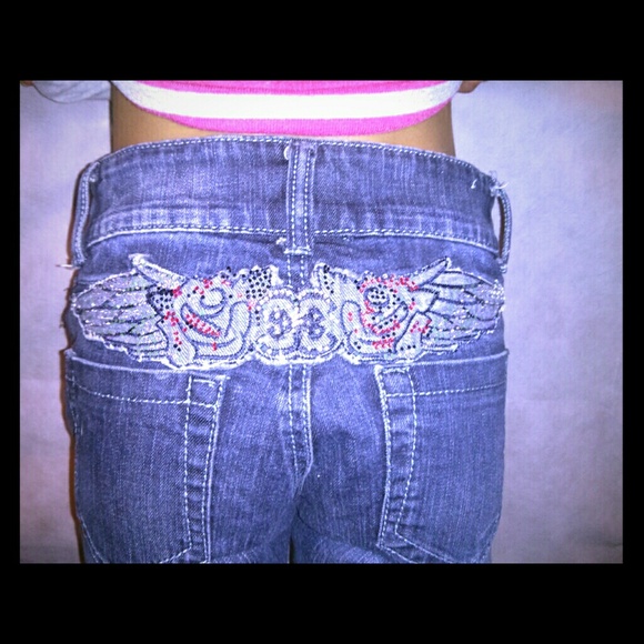 Dark blue skinny jeans