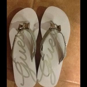Guess Platform flip flops NWOT