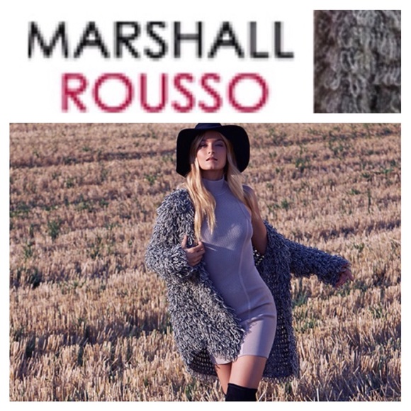 Vintage Hand Knit Marshall Rousso Cardigan - Picture 1 of 4