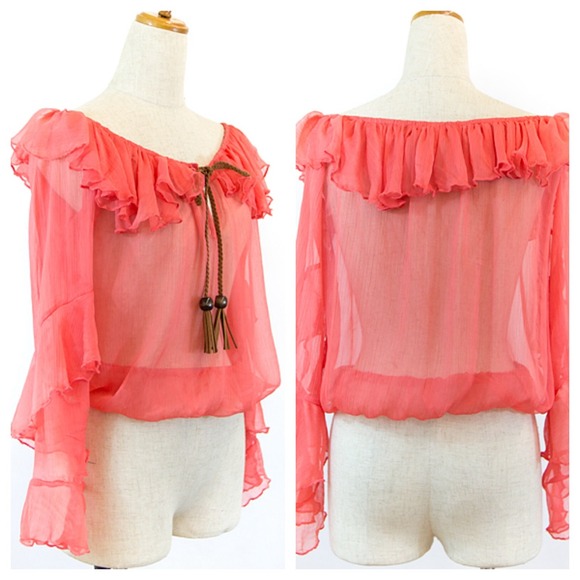 Cute Coral Top - Picture 1 of 1